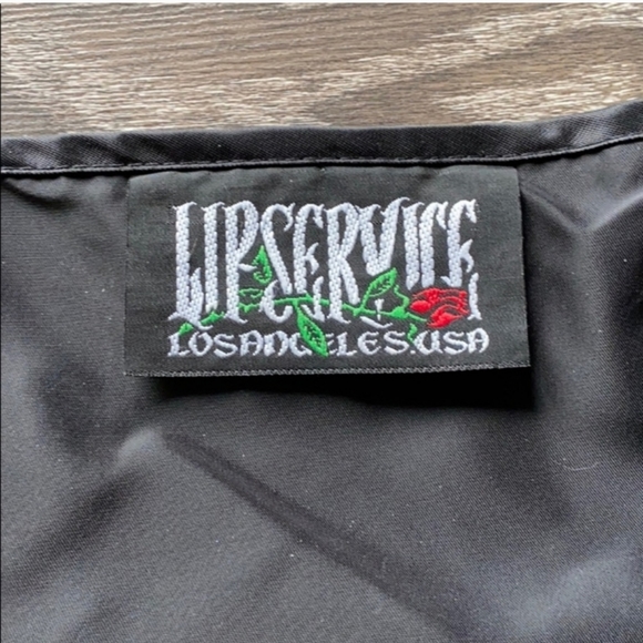 Rare Vintage LIP SERVICE Flight Simulator Bustier Top - Goth Fetish Wear - L.A. - Picture 2 of 8